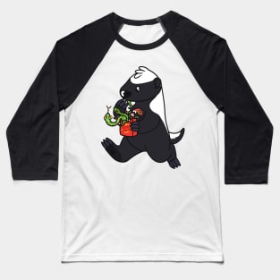 Snake Snack Baseball T-Shirt